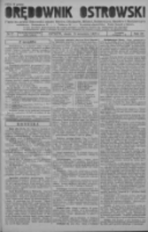 Orędownik Ostrowski: pismo na powiat ostrowski i miasto Ostrów, Odolanów, Mikstat, Sulmierzyce, Raszków i Skalmierzyce 1937.09.15 R.86 Nr77