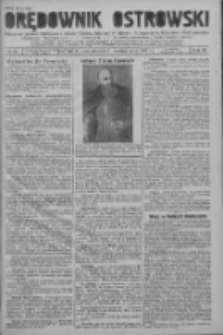 Orędownik Ostrowski: pismo na powiat ostrowski i miasto Ostrów, Odolanów, Mikstat, Sulmierzyce, Raszków i Skalmierzyce 1937.10.11 R.86 Nr88