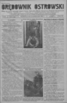 Orędownik Ostrowski: pismo na powiat ostrowski i miasto Ostrów, Odolanów, Mikstat, Sulmierzyce, Raszków i Skalmierzyce 1937.10.13 R.86 Nr89