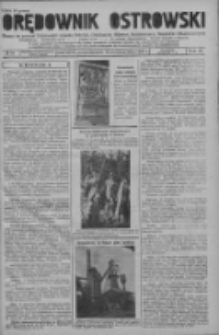 Orędownik Ostrowski: pismo na powiat ostrowski i miasto Ostrów, Odolanów, Mikstat, Sulmierzyce, Raszków i Skalmierzyce 1937.10.18 R.86 Nr91