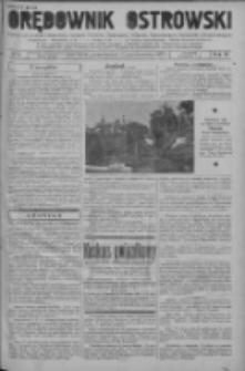 Orędownik Ostrowski: pismo na powiat ostrowski i miasto Ostrów, Odolanów, Mikstat, Sulmierzyce, Raszków i Skalmierzyce 1937.10.25 R.86 Nr94