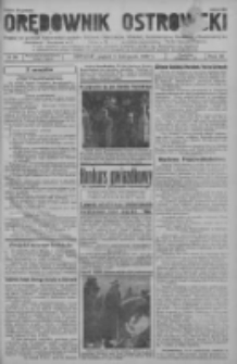 Orędownik Ostrowski: pismo na powiat ostrowski i miasto Ostrów, Odolanów, Mikstat, Sulmierzyce, Raszków i Skalmierzyce 1937.11.05 R.86 Nr99