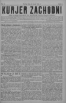 Kurjer Zachodni: pismo na powiat nowotomyski oraz miast Nowego Tomyśla, Zbąszynia i Lwówka 1930.05.21 R.6 Nr41