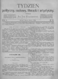 Tydzień Polityczny, Naukowy, Literacki i Artystyczny. 1870 R.1 nr10