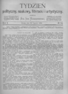 Tydzień Polityczny, Naukowy, Literacki i Artystyczny. 1870 R.1 nr24