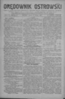 Orędownik Ostrowski: pismo na miasto i powiaty Ostrowski i Odolanowski oraz miast Ostrowa, Odolanowa, Sulmierzyc i Raszkowa 1931.02.24 R.80 Nr16