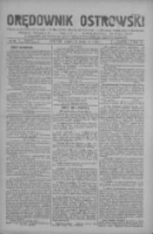 Orędownik Ostrowski: pismo na miasto i powiaty Ostrowski i Odolanowski oraz miast Ostrowa, Odolanowa, Sulmierzyc i Raszkowa 1931.04.24 R.80 Nr33