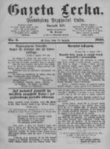 Gazeta Lecka. 1888 nr2
