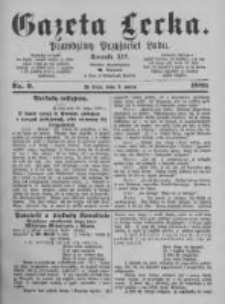 Gazeta Lecka. 1888 nr9