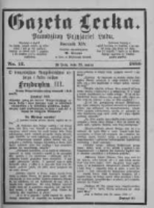 Gazeta Lecka. 1888 nr12