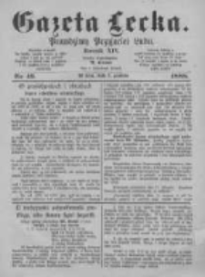 Gazeta Lecka. 1888 nr49