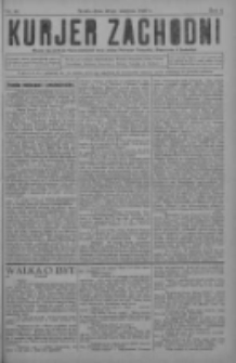 Kurjer Zachodni: pismo na powiat nowotomyski oraz miast Nowego Tomyśla, Zbąszynia i Lwówka 1930.08.20 R.6 Nr67