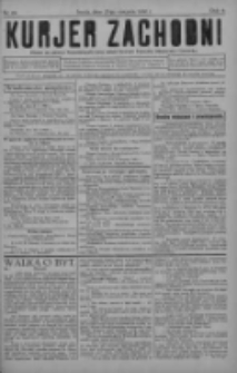 Kurjer Zachodni: pismo na powiat nowotomyski oraz miast Nowego Tomyśla, Zbąszynia i Lwówka 1930.08.27 R.6 Nr69
