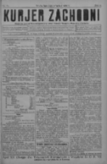 Kurjer Zachodni: pismo na powiat nowotomyski oraz miast Nowego Tomyśla, Zbąszynia i Lwówka 1930.09.03 R.6 Nr71
