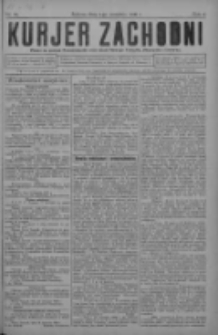 Kurjer Zachodni: pismo na powiat nowotomyski oraz miast Nowego Tomyśla, Zbąszynia i Lwówka 1930.09.06 R.6 Nr72