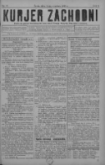 Kurjer Zachodni: pismo na powiat nowotomyski oraz miast Nowego Tomyśla, Zbąszynia i Lwówka 1930.09.24 R.6 Nr77
