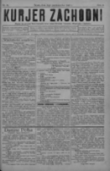 Kurjer Zachodni: pismo na powiat nowotomyski oraz miast Nowego Tomyśla, Zbąszynia i Lwówka 1930.10.08 R.6 Nr81