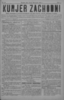 Kurjer Zachodni: pismo na powiat nowotomyski oraz miast Nowego Tomyśla, Zbąszynia i Lwówka 1930.11.22 R.6 Nr94