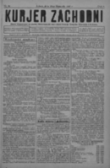 Kurjer Zachodni: pismo na powiat nowotomyski oraz miast Nowego Tomyśla, Zbąszynia i Lwówka 1930.11.29 R.6 Nr96