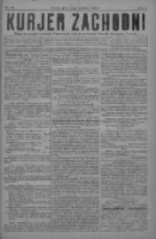 Kurjer Zachodni: pismo na powiat nowotomyski oraz miast Nowego Tomyśla, Zbąszynia i Lwówka 1930.12.10 R.6 Nr99