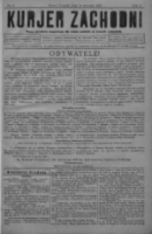Kurjer Zachodni: pismo narodowe, bezpartyjne dla rodzin polskich na kresach zachodnich 1929.01.12 R.5 Nr4