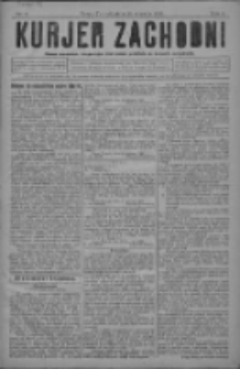 Kurjer Zachodni: pismo narodowe, bezpartyjne dla rodzin polskich na kresach zachodnich 1929.01.26 R.5 Nr8