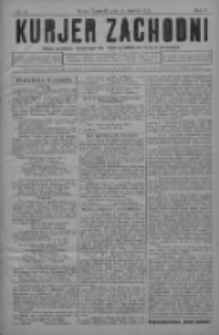 Kurjer Zachodni: pismo narodowe, bezpartyjne dla rodzin polskich na kresach zachodnich 1929.03.13 R.5 Nr21