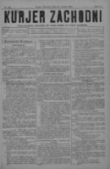 Kurjer Zachodni: pismo narodowe, bezpartyjne dla rodzin polskich na kresach zachodnich 1929.03.16 R.5 Nr22