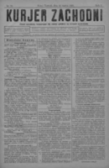 Kurjer Zachodni: pismo narodowe, bezpartyjne dla rodzin polskich na kresach zachodnich 1929.03.23 R.5 Nr24