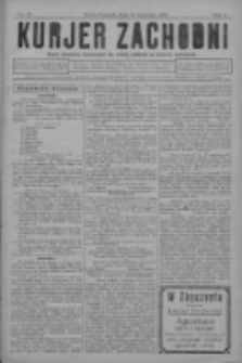 Kurjer Zachodni: pismo narodowe, bezpartyjne dla rodzin polskich na kresach zachodnich 1929.04.13 R.5 Nr30