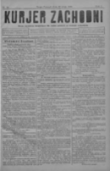 Kurjer Zachodni: pismo narodowe, bezpartyjne dla rodzin polskich na kresach zachodnich 1929.05.25 R.5 Nr42