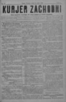 Kurjer Zachodni: pismo narodowe, bezpartyjne dla rodzin polskich na kresach zachodnich 1929.05.29 R.5 Nr43