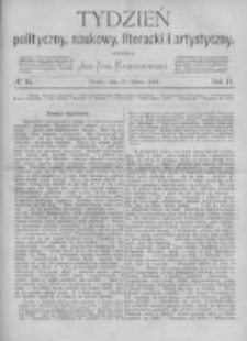 Tydzień Polityczny, Naukowy, Literacki i Artystyczny. 1871 R.2 nr13
