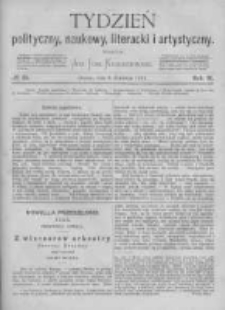 Tydzień Polityczny, Naukowy, Literacki i Artystyczny. 1871 R.2 nr15