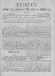 Tydzień Polityczny, Naukowy, Literacki i Artystyczny. 1871 R.2 nr20