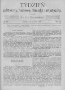 Tydzień Polityczny, Naukowy, Literacki i Artystyczny. 1871 R.2 nr21