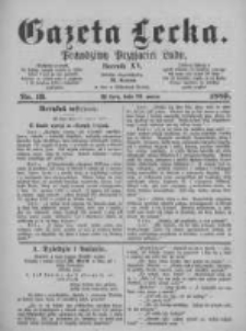 Gazeta Lecka. 1889 nr13