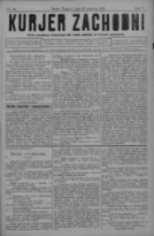 Kurjer Zachodni: pismo narodowe, bezpartyjne dla rodzin polskich na kresach zachodnich 1929.06.29 R.5 Nr52