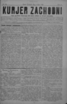 Kurjer Zachodni: pismo narodowe, bezpartyjne dla rodzin polskich na kresach zachodnich 1929.07.03 R.5 Nr53