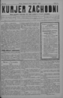 Kurjer Zachodni: pismo narodowe, bezpartyjne dla rodzin polskich na kresach zachodnich 1929.08.07 R.5 Nr63
