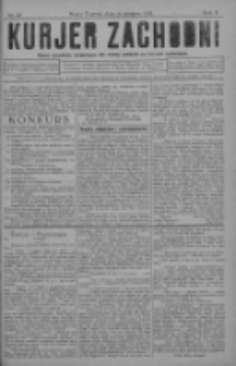 Kurjer Zachodni: pismo narodowe, bezpartyjne dla rodzin polskich na kresach zachodnich 1929.08.14 R.5 Nr65