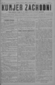 Kurjer Zachodni: pismo narodowe, bezpartyjne dla rodzin polskich na kresach zachodnich 1929.09.04 R.5 Nr71