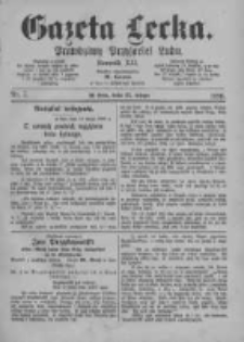 Gazeta Lecka. 1886 nr7