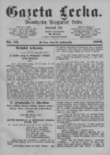 Gazeta Lecka. 1886 nr44