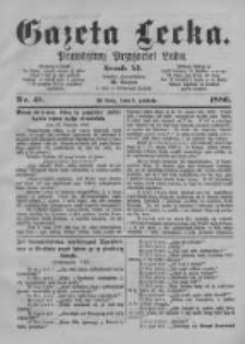 Gazeta Lecka. 1886 nr49