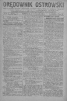 Orędownik Ostrowski: pismo na miasto i powiaty Ostrowski i Odolanowski oraz miast Ostrowa, Odolanowa, Sulmierzyc i Raszkowa 1931.09.11 R.80 Nr73