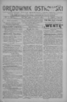 Orędownik Ostrowski: pismo na miasto i powiaty Ostrowski i Odolanowski oraz miast Ostrowa, Odolanowa, Sulmierzyc i Raszkowa 1931.11.06 R.80 Nr89