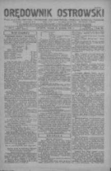 Orędownik Ostrowski: pismo na miasto i powiaty Ostrowski i Odolanowski oraz miast Ostrowa, Odolanowa, Sulmierzyc i Raszkowa 1931.12.15 R.80 Nr100