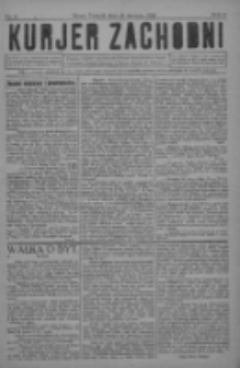 Kurjer Zachodni 1930.01.25 R.6 Nr8