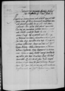 List Ernesta arcyks. austriackiego do Wisinburga Gustawa ochmistrza króla polskiego w Szwecji 1589
